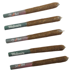 Status - Mellonaire Liquid Diamond Infused Kief Coated Pre-Roll - Indica - 5x0.25g